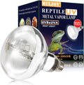MIXJOY 160W Reptile Heat Lamp Bulb, Full Spectrum UVA UVB Reptile Light Bulb, UVB Light for Reptiles and Amphibians Use