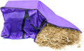 QWORK Hay Bale Storage Bag, 420D Horse and Livestock Hay Bale Bag, Large Tote Waterproof Collapsible Bag Hay Bale Tote B