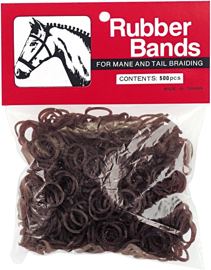 Weaver Leather Rubber Bands, Brown