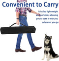 Dog Agility Set, Jump Ring, Jump Poles, Pause Box & Bag