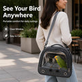 Pethiy Bird Carrier Travel Bag, Bird Travel Carrier Cage for Large Size Parrot Portable Wild Bird Carrier,Lightweight Br