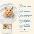 Sukh Hamster Sand Bath - White Fine Silica Sand, Hamster Hides & Cleaning