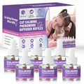 Cat Pheromones Calming Diffuser Refill 6 Pack Multicat Pheromone Diffusers Refills Relieve Anxiety Stress Reduce Spraying Fighting and Scratching for Cats Calm 48ml Fit All Common Diffusers Plug In