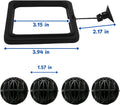 Turtle Feeding Ring for Fish Tank and 4pcs Nitrifying Balls Set, Float Fish Food Holder and Aquatic Toys for Turtles Tor