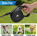 WRSOMIT Retractable Dog Leash, 26 Ft Heavy Duty Pet Walking Leash for Small Medium Large Dogs up to 99lbs, Anti-Slip Handle, 360 ° No Tangle, Nylon Tape, One-Handed Brake
