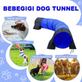 10Ft Dog Agility Tunnel w/ 24” Opening & Sandbags for Most Dogs