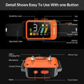 Dog Bark Collar-Rechargeable Smart Barking Collar- Anti Bark Training Collar with Adjustable Sensitivity Beep Vibration 