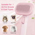 Cat Brush for Shedding, Grooming Comb for Shedding for Dog Kitten Massage Removes Loose Fur, Smooth & Detangling, Cat & 