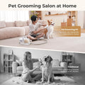 Pecute Dog Grooming Vacuum & Clipper, 7-in-1 Kit for Home Grooming, 10000Pa Low Noise (55dB) Dog Vacuum for Heavy Shedding Season, Adjustable Suction & Temp, 1.7L Dust Cup