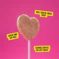 Bonkers Purrpops Freeze-Dried Chicken Flavored Lollipop Treats for Cats, 15 Pack
