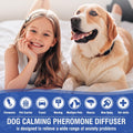 Dog Calming Pheromones Diffuser 6 in 1 Kit Appeasing Pheromone Diffuser to Calm (2 Plug in+4 x48ml Refill) for Anxiety R