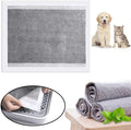 kathson Rabbit Pee Pads Disposable Cage Liners 50PCS All Absorb Black Carbon Odor Control Bunny Training Accessories wit