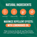TropiClean Max Strength Flea and Tick Shampoo Treatment for Dogs, Powerful & Natural Defense, Prevention for Large & Small Dogs, Made in USA, 20oz