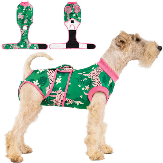 Aimydog Recovery Suit for Dogs After Surgery,Female Male Dog Onesie for Spay Neuter,Substitute E-Collar & Cone,Anti-Licking Breathable Onesie for Small Medium Large Dogs