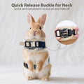 AIITLE Adjustable Soft Harness with Leash for Rabbits, Beige S