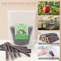 Bissap Apple Sticks for Rabbits, Natural Bunny Chew Toys and Treats for Chinchilla Guinea Pig Hamster Gerbil Small Anima