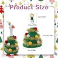 7 Inch Desk Goose Outfits, Mini Christmas Tree Costume for Desktop Statues Table Decor