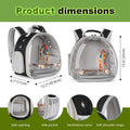 Portable Parrot Travel Cage Carrier with Small Swing Toy&Cage Colorful Toys Set Small Bird Parakeet Bag with Standing Pe
