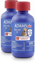 ADAMS Plus Pyrethrin Flea Dip for Dogs and Cats, Kills and Repels Fleas, Ticks, Lice, Gnats, Mosquitoes and Flies, for D