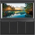 48x20 inches Nature Aquarium Backdrop River Mountain Fish Tank Background