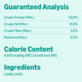 Basics Freeze-Dried Raw Single Ingredient Dog Treats, Lamb Liver, High Protein, Healthy Training Treats or Meal Topper f
