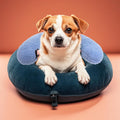 Lystaii Cat Pillow for Indoor Pet Cat Dog Calming Pillow Soft Fluffy Cat Bed Pillow Dog Neck Pillow Pet Toy Half Donut A