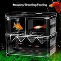 J-star Large Fish Breeder Box for Aquarium Tank, Acrylic Breeding Box for Guppy/Betta/Shrimp/Clownfish, Baby Fish Hatche