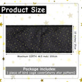 Shappy Large Bird Cage Cover Birdcage Nylon Mesh Net Cover Seed Feather Catcher Twinkle Star Universal Birdcage Cover Bird Seed Guard Skirt for Parakeet Macaw African Round Square Cage (Black, L)