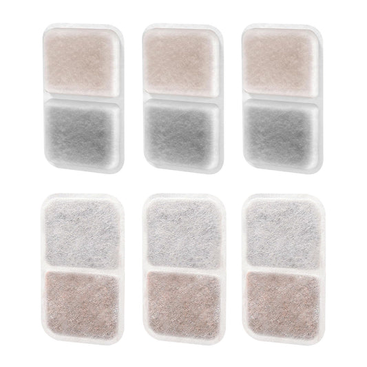 Pure Realm 6 Pack Air Purifier Pad for Catit Airsift Jumbo/Regular/Smartsift Litter Box, Dual Action Filter to Keep Catit Litter Box Fresh Smell，Cat Litter Box Filters Pads Replacement…