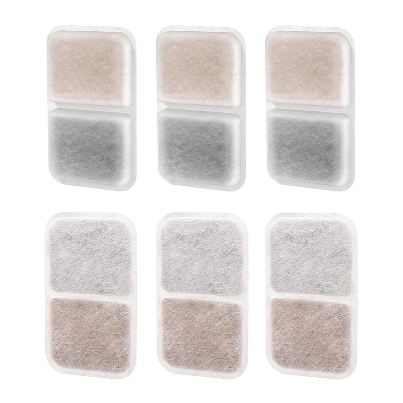 Pure Realm 6 Pack Air Purifier Pad for Catit Airsift Jumbo/Regular/Smartsift Litter Box, Dual Action Filter to Keep Catit Litter Box Fresh Smell，Cat Litter Box Filters Pads Replacement…
