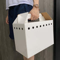 Cardboard Pet Carriers for Small Animals, Hamsters, Gerbils, Birds, Reptiles, Not for Cats or Dogs, Disposable Cardboard