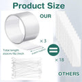 Juexica 3 Pcs 82.7 x 4.5 Inch Guinea Pig Cage Liner Clear Cuttable Critter Cage Liner with Pre Drilled Holes Urine Guard