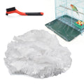 50PCS Disposable Bird Cage Liners 34" X 22" Animal Clear Plastic Rabbit Bird Cage Liner Bag for Finches Canaries Cockatiels Birdcage