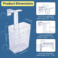 Newly Upgraded Aquarium Plant Holder 4-Pack(Transparent)