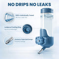 24oz Guinea Pig Water Bottle No Drip, Top Fill Rabbit Water Dispenser with Filter, Large Capacity Small Animal Water Bot