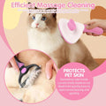 Oromaviela 12PCS Rabbit Bunny Cat Grooming Kit,Self-Cleaning Slicker Brush&Deshedding Tool,Dematting Comb,Nail Clipper&F
