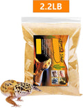 BNOSDM Reptile Sand,2.2lb Bearded Dragons Sands Substrate Bedding,Lizard Yellow Desert Blend Sands for Snakes Geckos Tor
