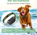 Rechargeable Dog Bark Collar with Beep Vibration and Shock,Anti Barking Collar for Small Medium Large Dogs, Humane Dog T