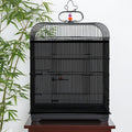 Josojoou Large Bird Cage Seed Catcher 31 x 118 inches Adjustable Soft Airy Skirt Guard Birdcage Nylon Mesh Net, Birdcage Cover Skirt Seed Guard for Parrot Parakeet Macaw Round Square Cages