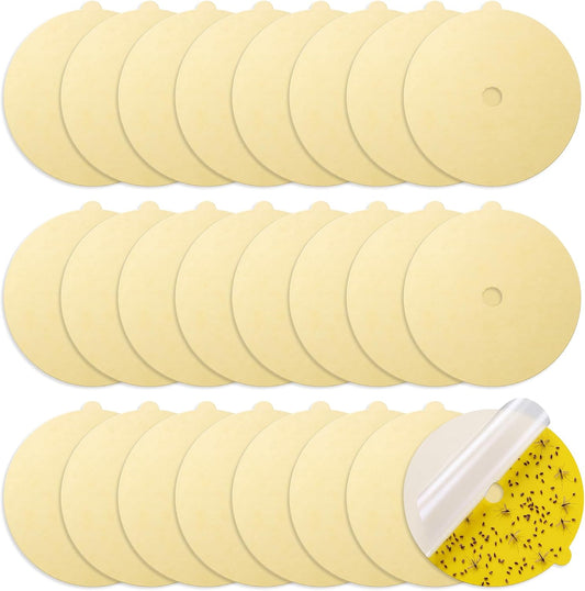 24 Pack Flea Trap Refills 5.4" Sticky Pads Fit Most Flea Traps