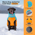 Dog Coats for Small Dogs, Warm Dog Winter Jacket with Harness, XS