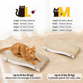 Cat Scratcher, Durable Scratch Pad, Corrugated Cardboard Scratching Board for Indoor Cats, Heavy Duty, Double-Sided Usability, Recyclable, with Catnip, Medium, 1 Pack