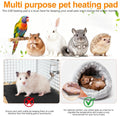 USB Small Pet Heating Pad, 5.5 Inch Reptile Heat Mat with Temp