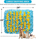 Golden Pup Snuffle Mat for Dogs, Sniff Mat Interactive Slow Feeding for Boredom, Mental Stimulation, Stress Relief & Nat