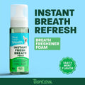 TropiClean Fresh Breath Dental Foam Spray for Dogs & Cats | Quick Breath Freshener and Teeth Cleaning Solution | Made in The USA | 4.5oz.