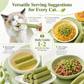 Cat Grass Treats, 7.05 Oz Natural Freeze Dried Cat Grass Teething Stick.