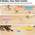 Potaroma Interactive Cat Toy Rechargeable Motion Activated Rolling Mouse