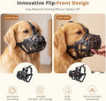 Basket Dog Muzzle: Adjustable Soft Dog Muzzles