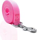 Nylon Dog Leash 8 Feet Long, Walking Training Dog Leashes for Medium Large Dogs