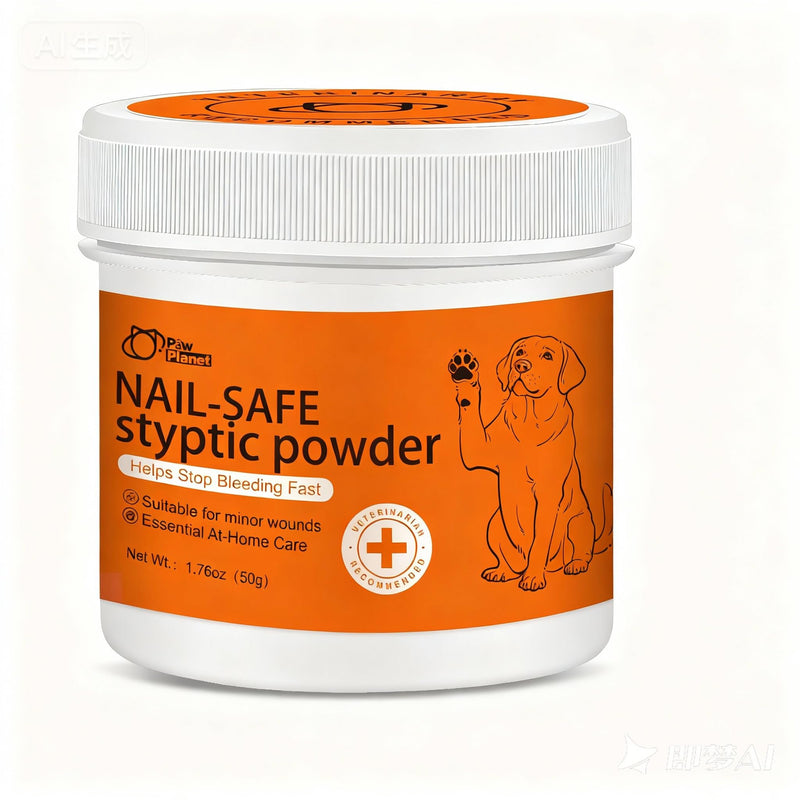 PAW PLANET Stop Bleeding for Dogs Cats - Clotting Powder for Nails Quick, Cuts & Wounds, Fast-Acting Styptic Powder, Safe & Easy to Use First Aid Solution (Animal Print)